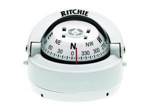 Ritchie RITC-S-53W Compass, Surface Mount, 2.75" Dial, Wht. Ritchie RITC-S-53W Compass, Surface Mount, 2.75" Dial, Wht.