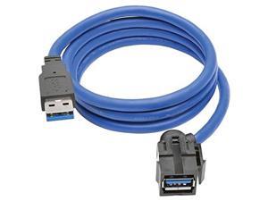 Tripp Lite U324-06N-BK 6IN USB3 SUPERSPEED TYPE-A EXTN CBL M/F Tripp Lite U324-06N-BK 6IN USB3 SUPERSPEED TYPE-A EXTN CBL M/F
