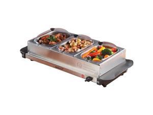 Brentwood Appliances BF-315 TRPL BUFFET SRVR W/TRAY Brentwood Appliances BF-315 TRPL BUFFET SRVR W/TRAY