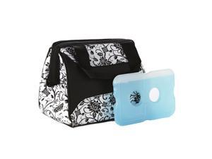 Medport 372FF34 FIT and FRESH 372FF34 LUNCH BAG IN EBONY FLORAL WITH ICE YOUR Medport 372FF34 FIT and FRESH 372FF34 LUNCH BAG IN EBONY FLORAL WITH ICE YOUR