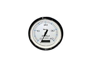 Faria Beede Instruments 33801 Chesapeake Ss White 4/" Engine Synchronizer Dual