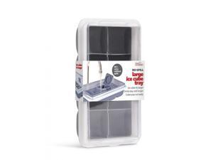 JOBAR INTERNATIONAL JB8237GRA HANDY GOURMET JB8237GRA DUAL COLOR LARGE ICE TRAY GRAY WHITE JOBAR INTERNATIONAL JB8237GRA HANDY GOURMET JB8237GRA DUAL COLOR LARGE ICE TRAY GRAY WHITE