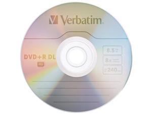 VERBATIM 95311 8.5GB DVD+R DL 5PK W/CS VERBATIM 95311 8.5GB DVD+R DL 5PK W/CS