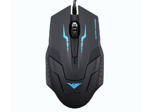 RAJFOO i5 1600DPI 6D Optical Wired USB Gaming Mouse for Gamer PC Laptop Home Office User - Ergonomic Design, Comfortable Matte Finish