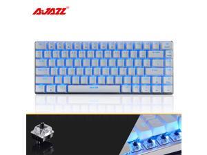 UrChoiceLtd® Ajazz Geek AK33 Backlit Usb Wired Gaming Mechanical Keyboard Blue Black Switches for Office, Typists and Play Games (Black Switch,White) UrChoiceLtd® Ajazz Geek AK33 Backlit Usb Wired Gaming Mechanical Keyboard Blue Black Switches for Office, Typists and Play Games (Black Switch,White)
