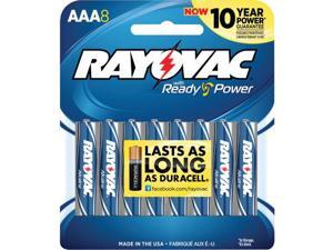 Rayovac Alkaline Batteries AAA 8/Pack 8248K Rayovac Alkaline Batteries AAA 8/Pack 8248K