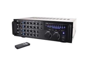 PylePro PMXAKB1000 1000 Watt Bluetooth Karaoke Mixer Amplifier with Two Microphone Inputs, RCA Audio & Video PylePro PMXAKB1000 1000 Watt Bluetooth Karaoke Mixer Amplifier with Two Microphone Inputs, RCA Audio & Video