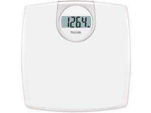 Taylor Precision Products 702940133 LCD Readout 330-lb Capacity White Bathroom Scale Taylor Precision Products 702940133 LCD Readout 330-lb Capacity White Bathroom Scale