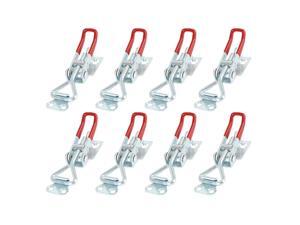 Car Adjustable Pull Latch Toggle Latch Clamp Hasp with Hole 100Kg 220Lbs Holding Capacity 8pcs Car Adjustable Pull Latch Toggle Latch Clamp Hasp with Hole 100Kg 220Lbs Holding Capacity 8pcs