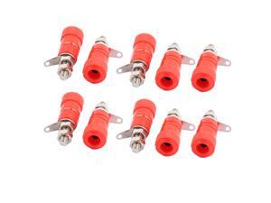 Amplifier Speaker Terminal 4mm Banana Connector Binding Post Red 10pcs Amplifier Speaker Terminal 4mm Banana Connector Binding Post Red 10pcs