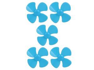 5pcs 4 Vanes RC Boat Airplane Propeller 1.6-inch Dia Brushless Motor Blue