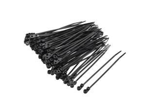 Mount Head Cable Zip Ties 4 Inch Screw Hole Nylon Wire Strap Black 100pcs Mount Head Cable Zip Ties 4 Inch Screw Hole Nylon Wire Strap Black 100pcs