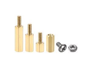 M2.5 Male-Female Brass Hex PCB Motherboard Spacer Standoff Screw Nut Kit for FPV Drone Quadcopter, Computer & Circuit Board 40pcs M2.5 Male-Female Brass Hex PCB Motherboard Spacer Standoff Screw Nut Kit for FPV Drone Quadcopter, Computer & Circuit Board 40pcs