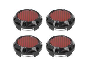 4pcs 64mm 4Lugs Black Car Wheel Center Hub Caps Red Carbon Fiber Pattern 4pcs 64mm 4Lugs Black Car Wheel Center Hub Caps Red Carbon Fiber Pattern