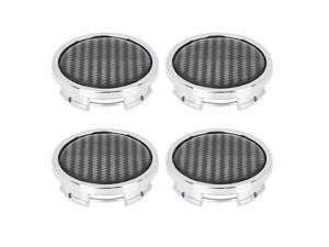 4 Pcs 57mm 4 Lugs Universal Silver Tone Car Wheel Center Caps Hub Carbon Fiber Pattern Covers 4 Pcs 57mm 4 Lugs Universal Silver Tone Car Wheel Center Caps Hub Carbon Fiber Pattern Covers