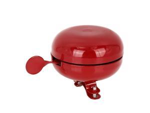 80mm Big Bike Bell Classic Metal Bicycle Loud Clear Sound Bell Red for 7/8 Inch Handlebar