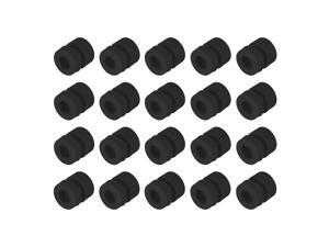 20pcs M3X6.6 Rubber Damper Balls for FPV F4 F7 Flight Controller Soft Mount Shock Absorption Balls - Black