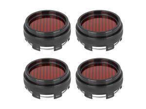 4pcs 6 Lugs Black Car Wheel Center Hub Caps Red Carbon Fiber Pattern 66mm 4pcs 6 Lugs Black Car Wheel Center Hub Caps Red Carbon Fiber Pattern 66mm