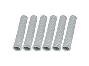 6 Pcs Silver Tone Spark Plug Wire Boots 1800 Degree Heat Shield Protector Sleeve for Car 6 Pcs Silver Tone Spark Plug Wire Boots 1800 Degree Heat Shield Protector Sleeve for Car