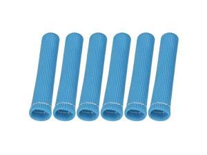 6 Pcs Blue Spark Plug Wire Boots 1800 Degree Heat Shield Protector Sleeve for Car 6 Pcs Blue Spark Plug Wire Boots 1800 Degree Heat Shield Protector Sleeve for Car