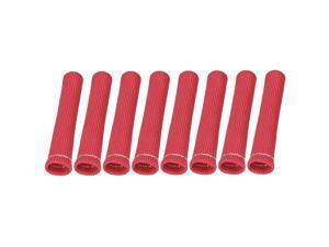 8 Pcs Red Spark Plug Wire Boots 1800 Degree Heat Shield Protector Sleeve for Car 8 Pcs Red Spark Plug Wire Boots 1800 Degree Heat Shield Protector Sleeve for Car