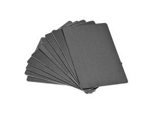Blank Metal Business Card 80x50x0.5mm Anodized Aluminum Plate for DIY Laser Printing Engraving Black 15 Pcs Blank Metal Business Card 80x50x0.5mm Anodized Aluminum Plate for DIY Laser Printing Engraving Black 15 Pcs
