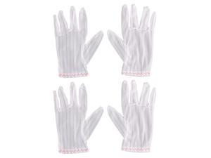 2 Pairs Electronic Working Protective Nonslip Anti-static Gloves Protector
