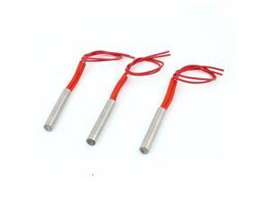 220V 250W 2-Wire Industry Mold Cartridge Heater Heating Element 10mm x 60mm 3Pcs