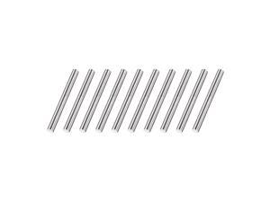 2mm x 100mm 304 Stainless Steel Solid Round Rod for DIY Craft 10pcs 