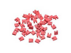 50pcs 2.54mm Standard Pin Header Jumper Cap Short Circuit Connection Cap Mini Micro Jumper Bridge Plug Red 50pcs 2.54mm Standard Pin Header Jumper Cap Short Circuit Connection Cap Mini Micro Jumper Bridge Plug Red
