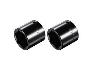uxcell Socket Adapter and Reducer 1/2-Inch F To 1/4-Inch M Cr-V Steel 2 Pcs 
