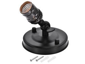 E26/E27 Bulb Holder Socket Ceiling Lamp Wall Mounted Light 105x20mm Black E26/E27 Bulb Holder Socket Ceiling Lamp Wall Mounted Light 105x20mm Black