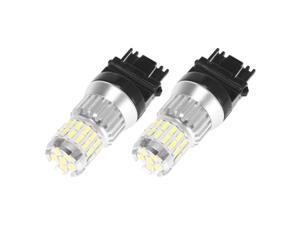2 Pcs T25 3157 White LED Light Bulbs Replacement Universal for Turn Signal Light