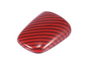 Car Gear Shifting Knob Cover Trim ABS Carbon Fiber Pattern for Dodge Charger Challenger 2015-2019