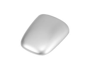 Silver Tone Gear Shift Trim Knob Gear Shift Knob Cover Trim ABS Decoration Cover Interior Accessories for Dodge Challenger 2015-2021