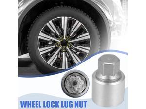 Vehicle Wheel Lock Anti Theft Lug Nut Screw Removal Socket Key Wheel Lock Key for Audi A4L A5 A6L Q2L Q3 Q5 Q7 A8