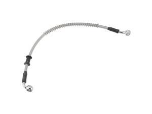 Universal Rubber Motorcycle Brake Clutch Line Hose With Spring 70cm 