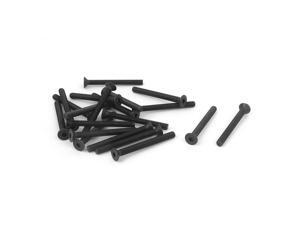 M3 x 30mm Metric Hex Socket Countersunk Flat Head Screw Bolts Black 20PCS M3 x 30mm Metric Hex Socket Countersunk Flat Head Screw Bolts Black 20PCS