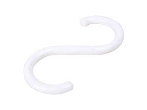 Global Bargains 4PCS Plastic S Shape Hooks Hangers Clasp for Wardrobe Home Organization for Home Essential Global Bargains 4PCS Plastic S Shape Hooks Hangers Clasp for Wardrobe Home Organization for Home Essential