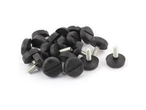 6mm Thread Screw On Type Furniture Glide Leveling Foot Adjuster 20pcs 6mm Thread Screw On Type Furniture Glide Leveling Foot Adjuster 20pcs