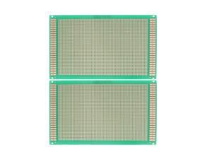 2 Pcs FR4 Copper Prototyping PCB Board Stripboard 7.1" x 4.7" 2 Pcs FR4 Copper Prototyping PCB Board Stripboard 7.1" x 4.7"