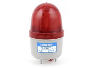 DC 24V Industrial Red Light LED Safety Buzzer Rotary Warning Lamp