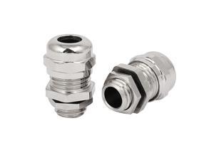 M10x1.5mm Hex Nut Relief Cord Grips Cable Glands Fixing Connectors Couplers 2pcs M10x1.5mm Hex Nut Relief Cord Grips Cable Glands Fixing Connectors Couplers 2pcs