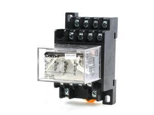 DC 12V Coil 3PDT 11P General Purpose Power Relay LY4NJ 5A 250VAC/28VDC w Base DC 12V Coil 3PDT 11P General Purpose Power Relay LY4NJ 5A 250VAC/28VDC w Base