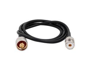 UHF-K Female to N Type Male RG58 Connector Antenna Extension Coaxial Cable UHF-K Female to N Type Male RG58 Connector Antenna Extension Coaxial Cable
