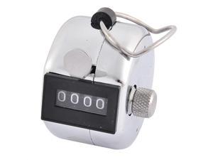 Office Stainless Steel Handheld 4 Digit Numbers Table Desk Tally Click Counter