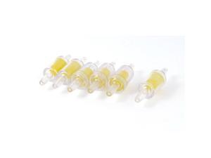 Unique Bargains 6 Pcs Plastic One Way Non-return Fish Aquarium Check Valve Air Pump Clear Yellow Unique Bargains 6 Pcs Plastic One Way Non-return Fish Aquarium Check Valve Air Pump Clear Yellow