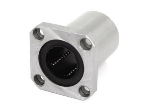 Silver Tone LM25UU 25mm x 40mm x 57mm Square Base Flange Linear Motion Bearing Silver Tone LM25UU 25mm x 40mm x 57mm Square Base Flange Linear Motion Bearing