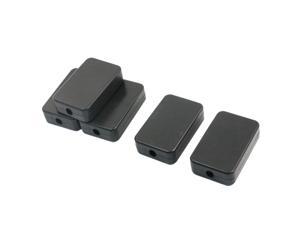 5pcs Black Plastic Project Power Protector Case Junction Box 55x35x15mm