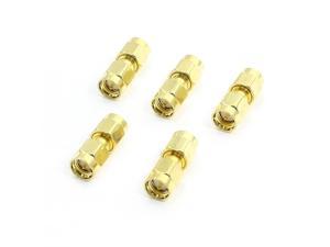 Unique Bargains Straight SMA Male Plug RF Coaxial Connector Adapter for Antenna Cable 5PCS